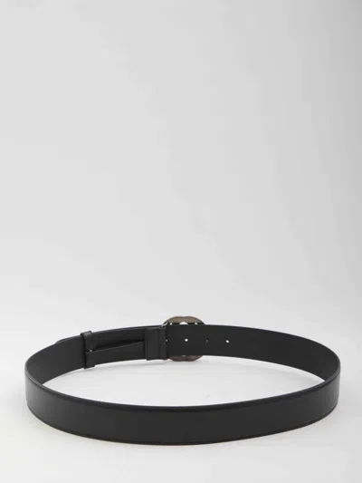 Gucci Men Leather Reversible Belt
