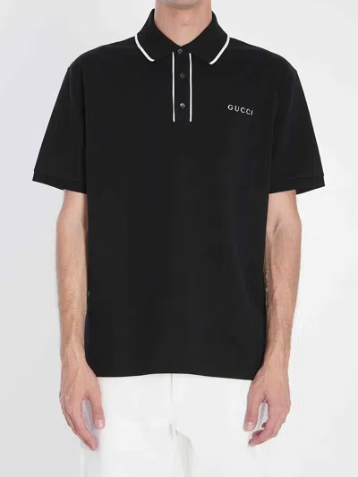 Gucci Tipped-collar Polo Shirt