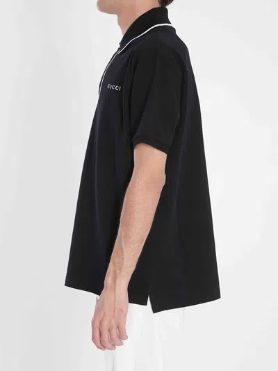 Gucci Tipped-collar Polo Shirt
