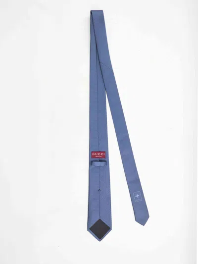 Gucci Tie With  Crest