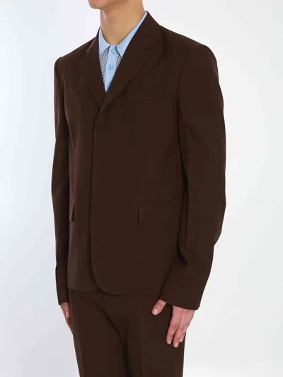 Gucci Wool Twill Single-breasted Jacket