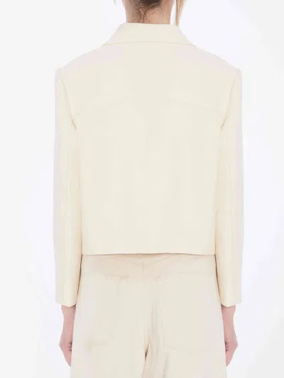 Gucci Gg Jacquard Cropped Jacket