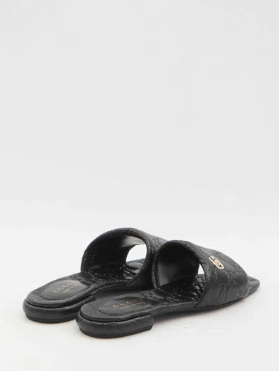 Gucci Women Gg Slide Sandals