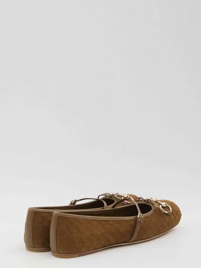 Gucci Women  Horsebit Ballet Flats