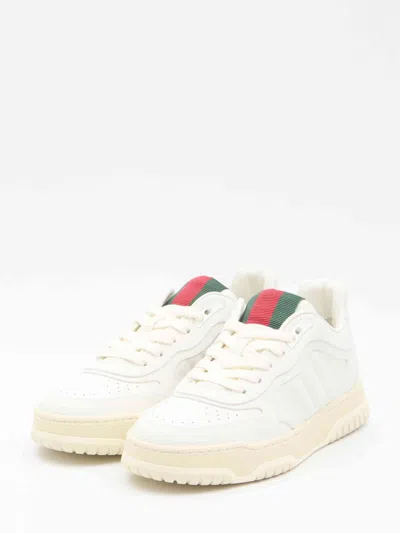 Gucci Re-web Leather Sneakers
