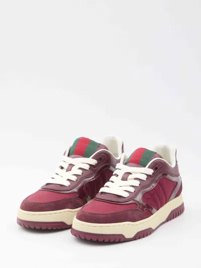 Gucci Re-web Style Sneakers Contrast Sole