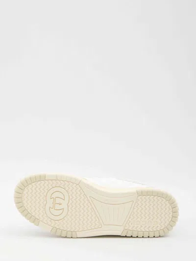 Gucci Re-web Sneakers In White