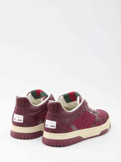 Gucci Re-web Style Sneakers Contrast Sole