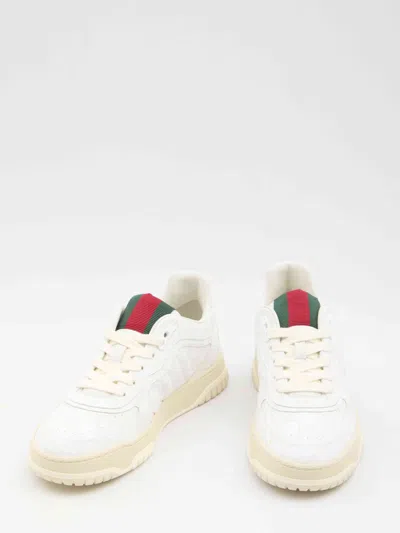 Gucci Re-web Sneakers In White