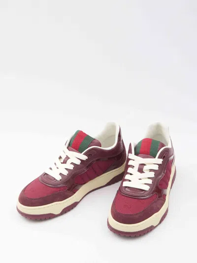 Gucci Re-web Style Sneakers Contrast Sole