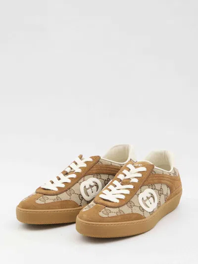 Gucci Women Sneakers With Incrocio Gg