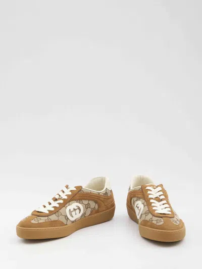Gucci Women Sneakers With Incrocio Gg