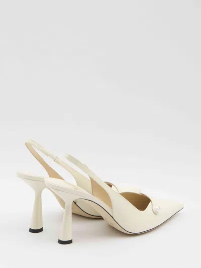 Jimmy Choo Pointed High Heel Sandals In Neutral