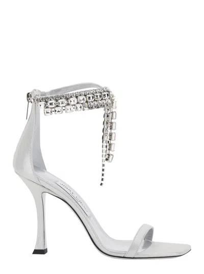 Jimmy Choo 100mm Verity Crystal-embellished Sandals
