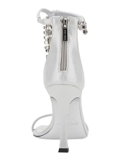 Jimmy Choo 100mm Verity Crystal-embellished Sandals