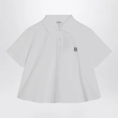 Loewe Women Cotton Trapeze Polo Shirt