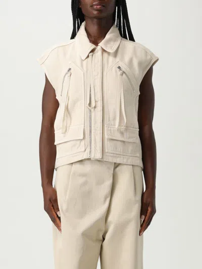 Pinko Beige Gerard Vest With Buttons Closure