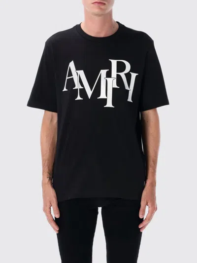 Amiri Cotton T-shirt With Front Logo Print