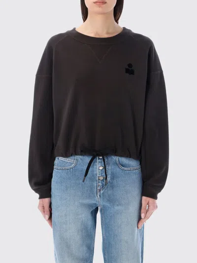 Isabel Marant Étoile Isabel Marant Etoile Margo Cropped Hoodie In Brown