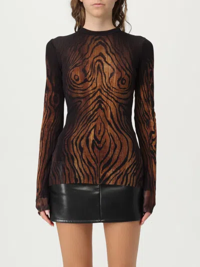 Jean Paul Gaultier Women Printed Tulle The Wood Top