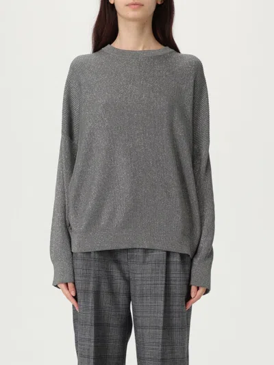Brunello Cucinelli Women Cotton And Viscose Rib Sweater