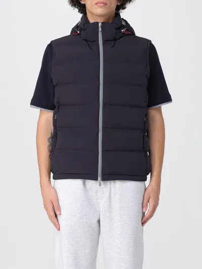 Brunello Cucinelli Down Vest In Blue