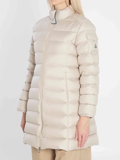 Moncler Women Igesse Midi Puffer Jacket In Neutral