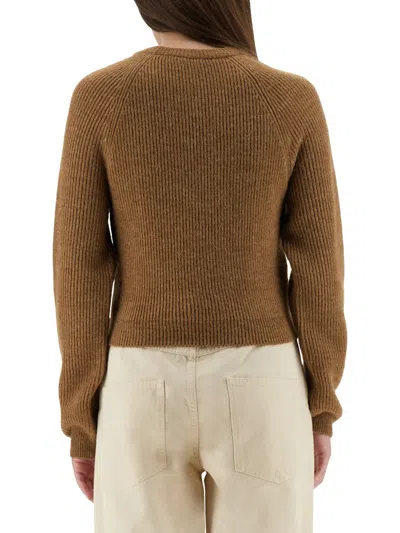 Moschino Couture Cropped Shirt In Green