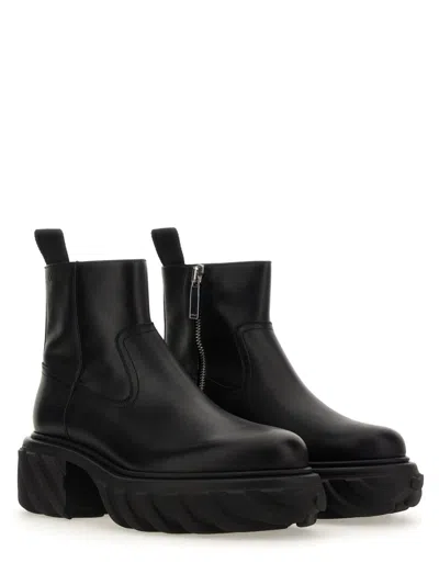 Off-white Men Leather Boot