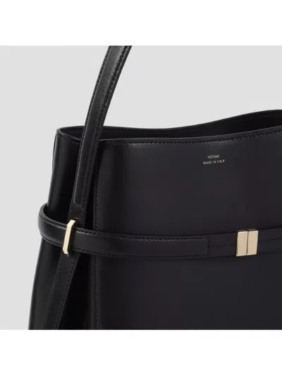 Totême Bucket Bags With Structured Silhouette And Shoulder Strap
