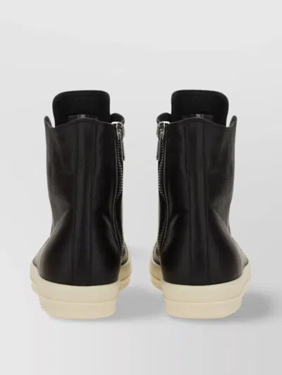 Rick Owens Contrasting-toe Cap Lace-up Sneakers