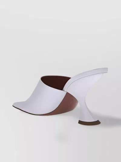 Amina Muaddi Taylor Sculptural Geometric Heel Pumps