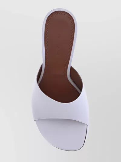 Amina Muaddi Taylor Sculptural Geometric Heel Pumps