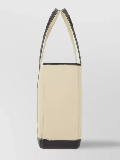Polo Ralph Lauren Dual Handles Contrast Trim Front Pocket Tote Bag