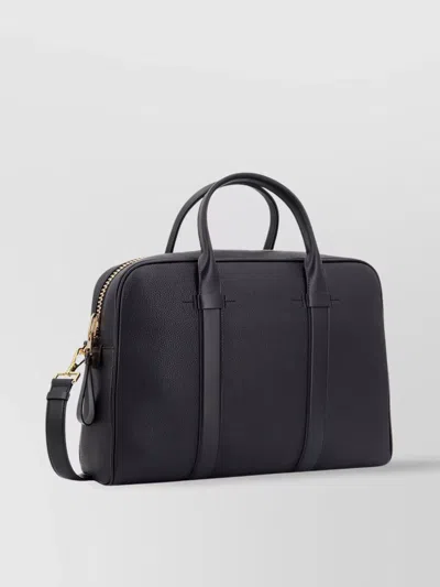 Tom Ford Leather Business Bag Detachable Strap