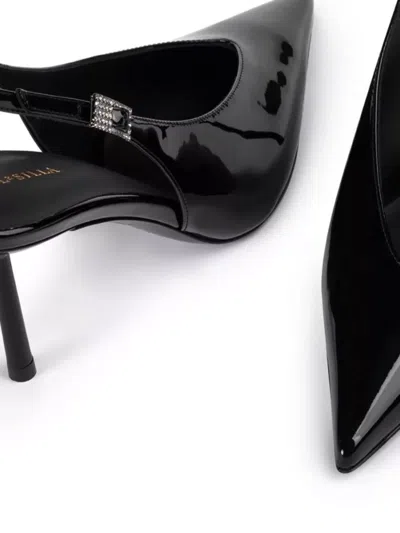 Le Silla Glossy Stiletto Pointed Pumps