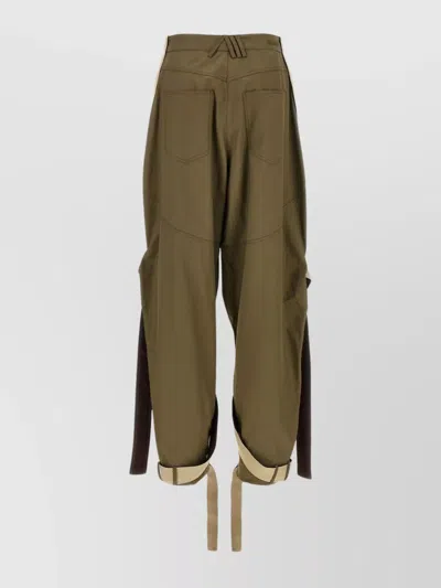 Attico Cargo Trousers With Strap And Pocket