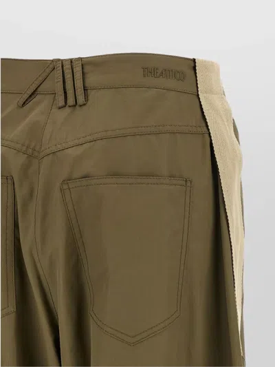 Attico Cargo Trousers With Strap And Pocket