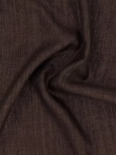 Brunello Cucinelli Lurex Scarf Scarves And Foulards Brown In Brown