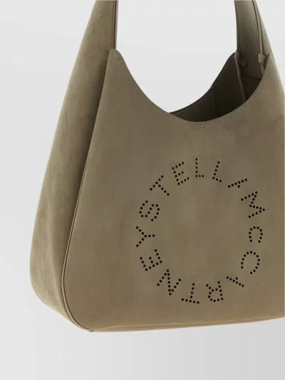 Stella Mccartney Large Suede Finish Shoulder Bag With Top Handle