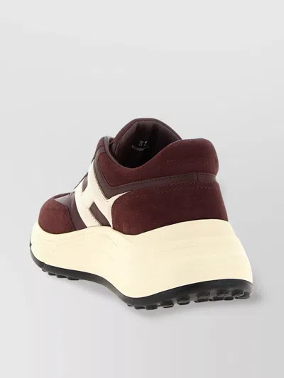 Hogan High-fidelity Sneakers With Contrast Sole In Multi