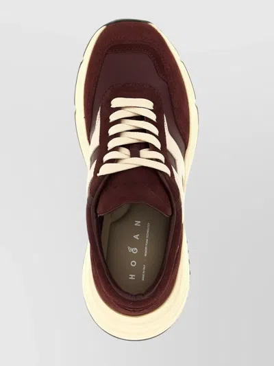 Hogan High-fidelity Sneakers With Contrast Sole In Multi
