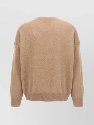 Brunello Cucinelli Cropped Knit Sweater Crew Neck