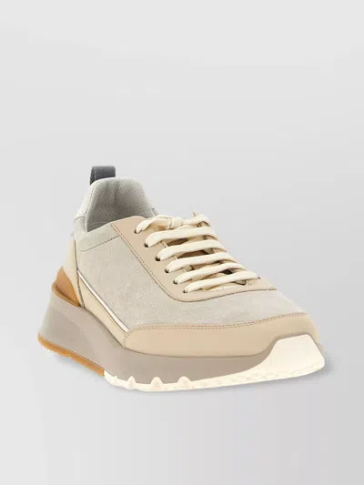 Brunello Cucinelli Sneakers Featuring Pull Tab