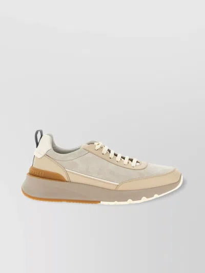 Brunello Cucinelli Sneakers Featuring Pull Tab