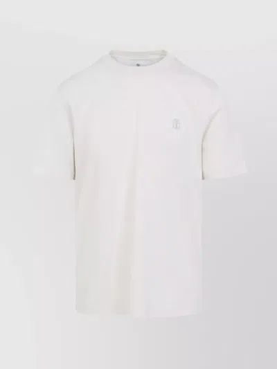 Brunello Cucinelli Men Cotton T-shirt With Logo
