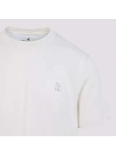 Brunello Cucinelli Men Cotton T-shirt With Logo