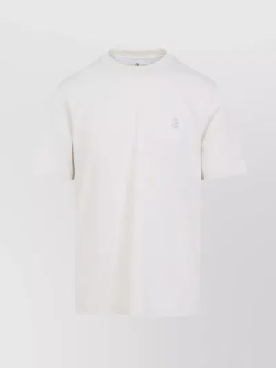 Brunello Cucinelli Men Cotton T-shirt With Logo