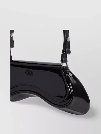 Diesel Play Shoulder Bag Tech Fabric Joystick Design
