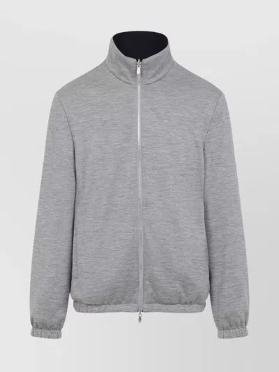 Brunello Cucinelli Water-resistant Long-sleeve Jacket In Black